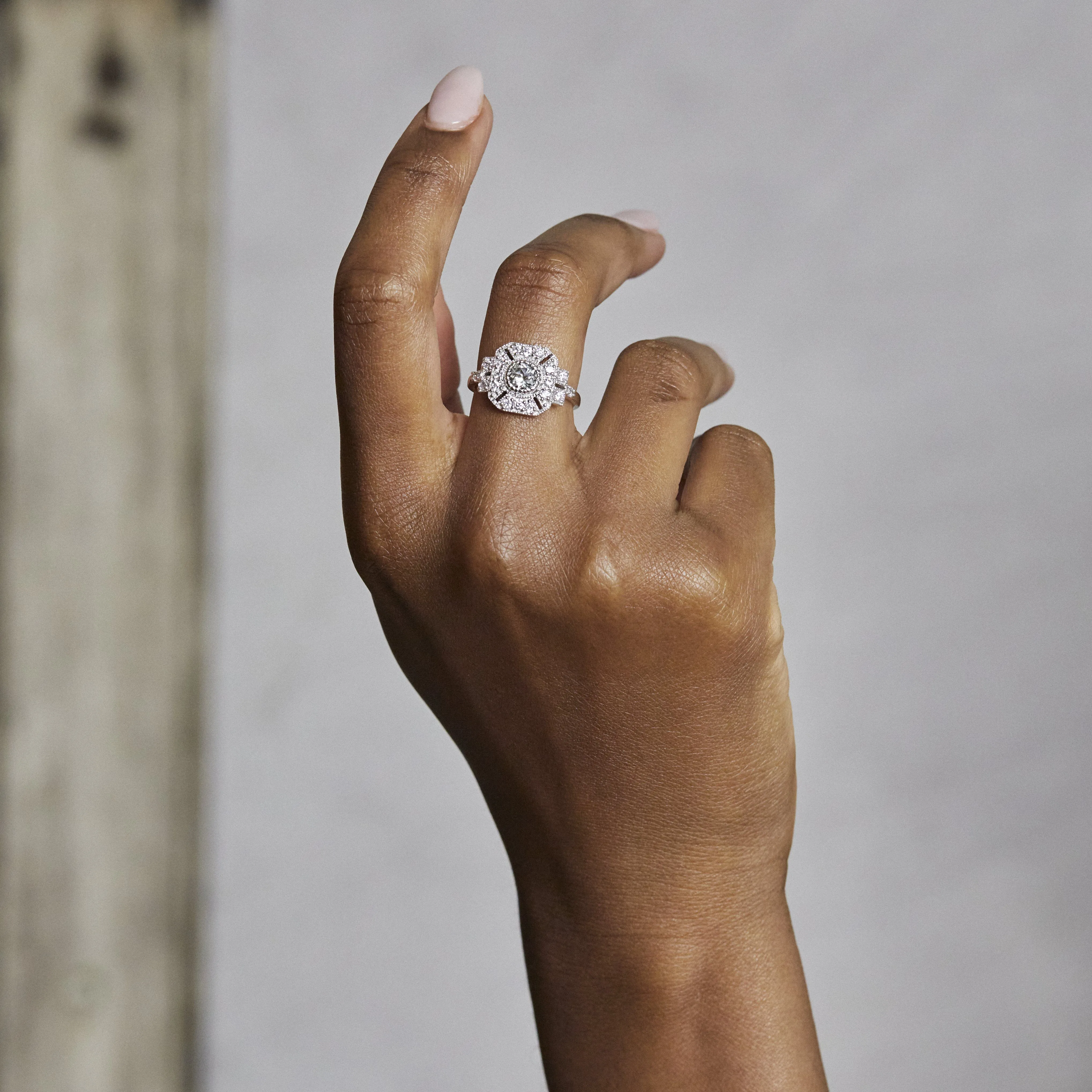 Venus Green Amethyst Ring