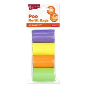 Yours Droolly Poo Refill Rainbow 60 Bags